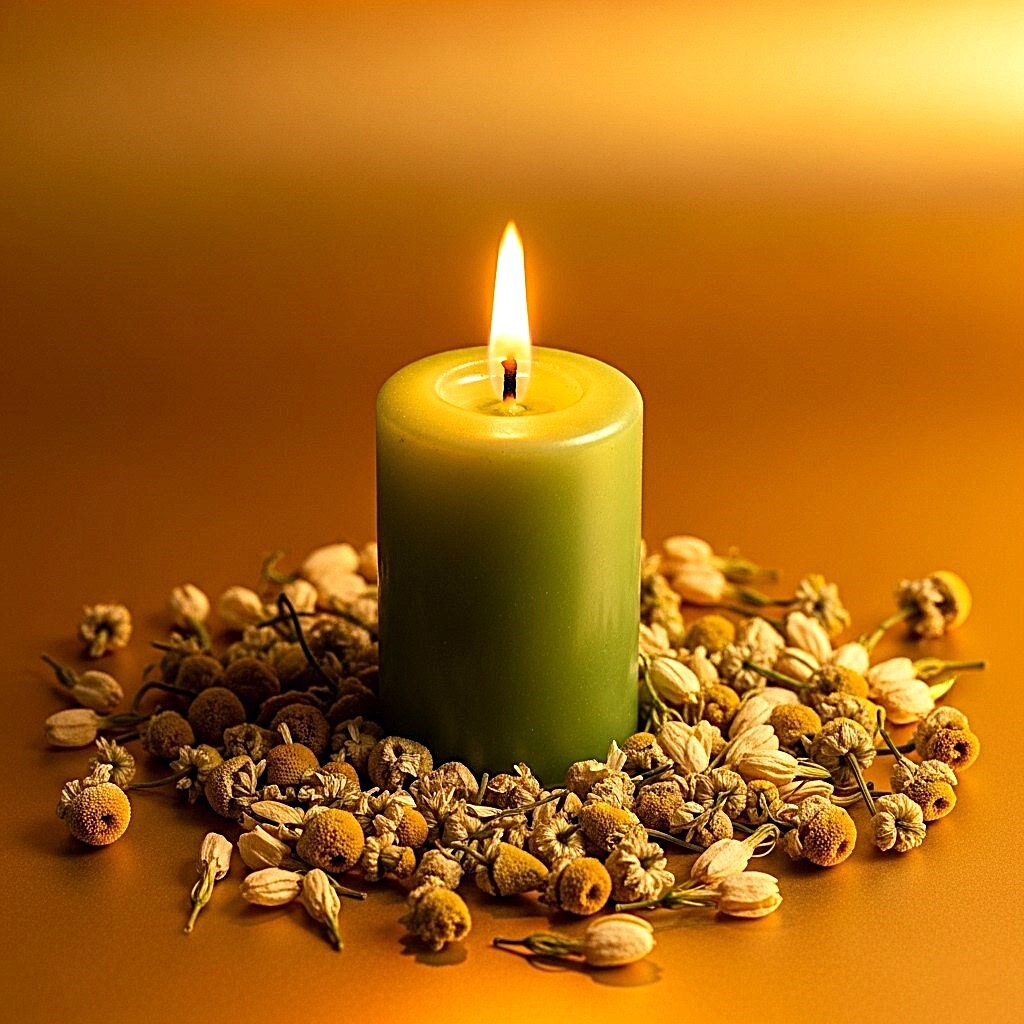 Golden Aura Herbal Spell Mix Ritual Pagan Supplies