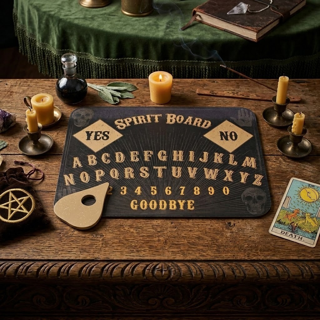 spirit board ouija board witch board for samhain divination tools and ritual supplies for the sabbat
